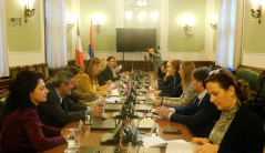30 November 2018 The members of the Foreign Affairs Committee and the Italian parliamentary delegation